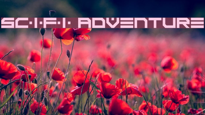 Scifi Adventure Font examples