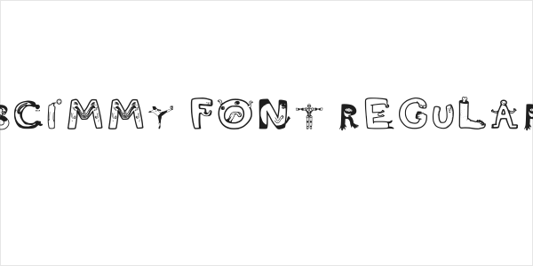 Scimmy Font Regular Logo