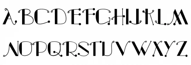 Scintillate Regular Шрифта ВЕРХНИЙ