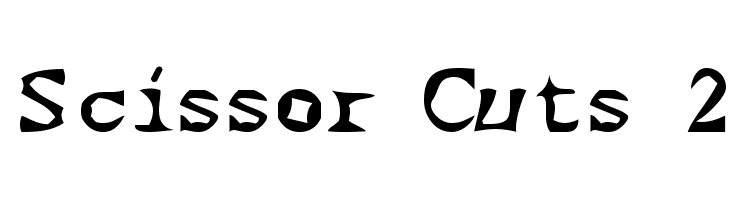 Scissor Cuts 2 Font