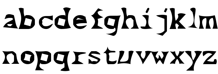 Scissor Cuts 2 Font LOWERCASE