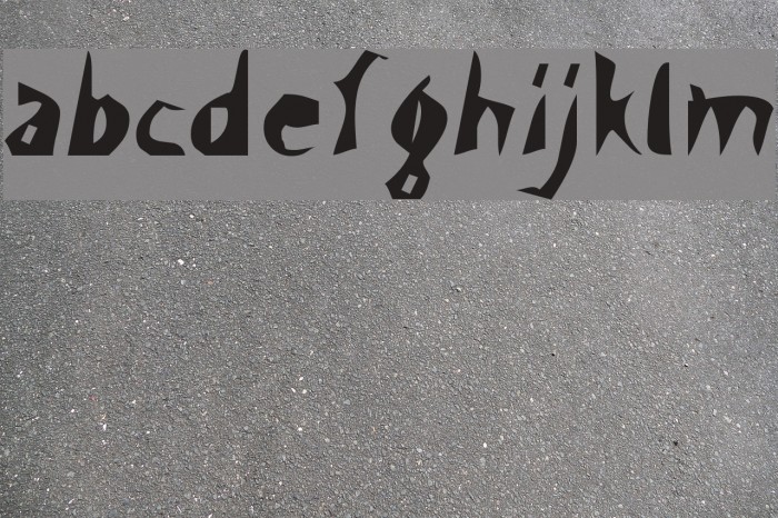 Scissor Cuts Font examples