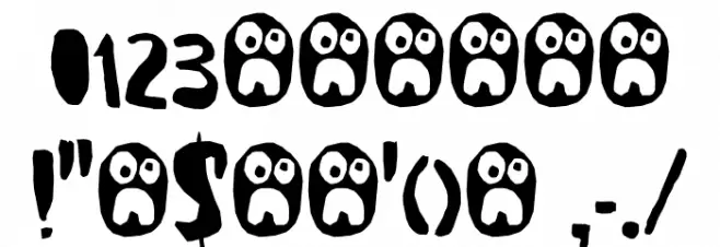 Scissor Madness DEMO Regular Font OTHER CHARS