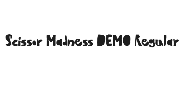 Scissor Madness DEMO Regular Logo