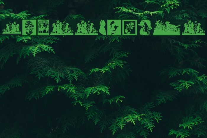 ScissorCuts Font examples