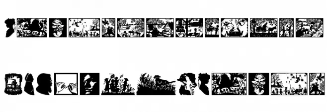 ScissorCuts Шрифта строчной