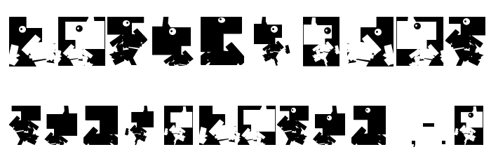ScissorThree Font OTHER CHARS