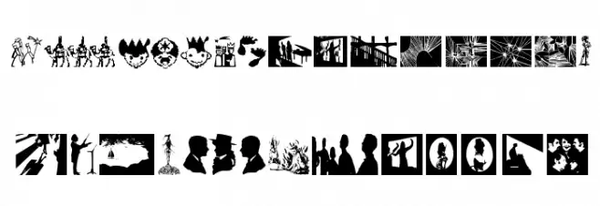 Scissoria Font LOWERCASE