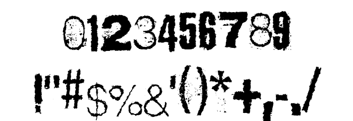 Scizzorwreck_HalbfettAlt Font OTHER CHARS