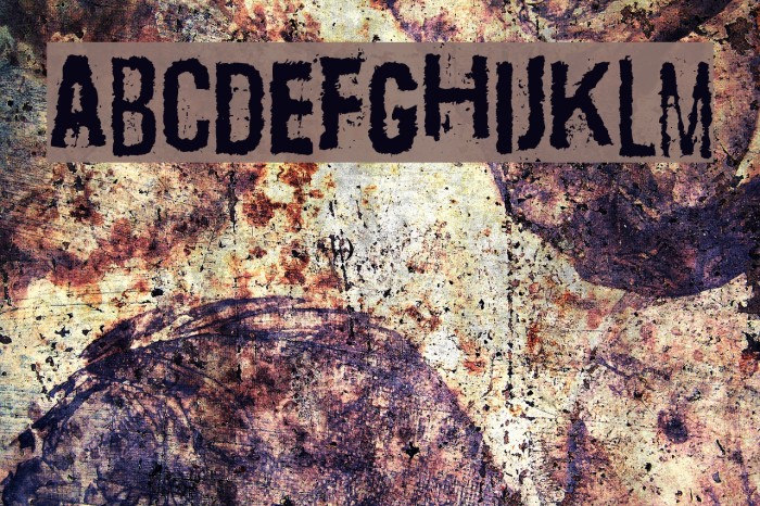 Scizzorwreck_Halbfett Schriftart examples