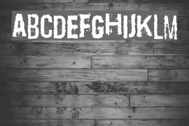 Scizzorwreck_Halbfett Font examples