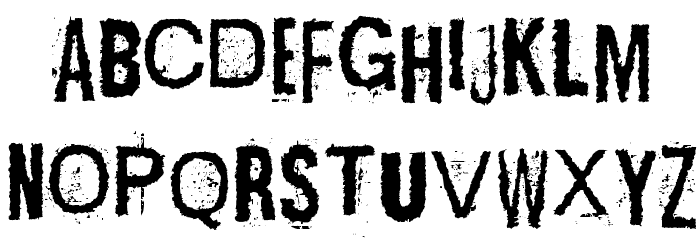 Scizzorwreck_Halbfett Schriftart Kleinbuchstaben