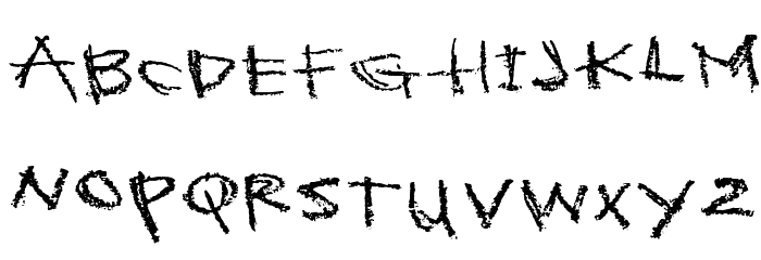 Sckoolhouse Schriftart Kleinbuchstaben