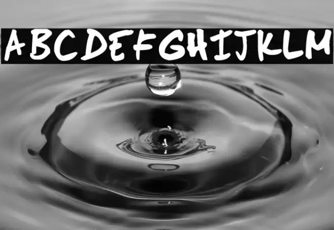 Scoder Hand Font examples