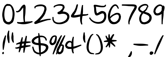 Scoder Refined フォント その他の文字