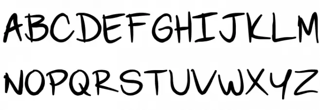 Scoder Refined Font Litere mari