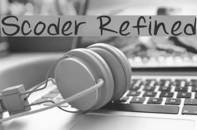 Scoder Refined フォント examples