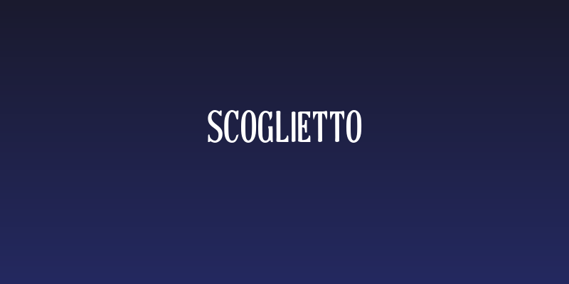 Scoglietto Social Header