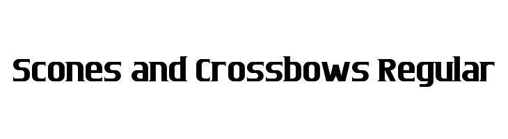 Scones and Crossbows Regular Font