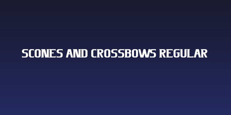 Scones and Crossbows Regular Social Header