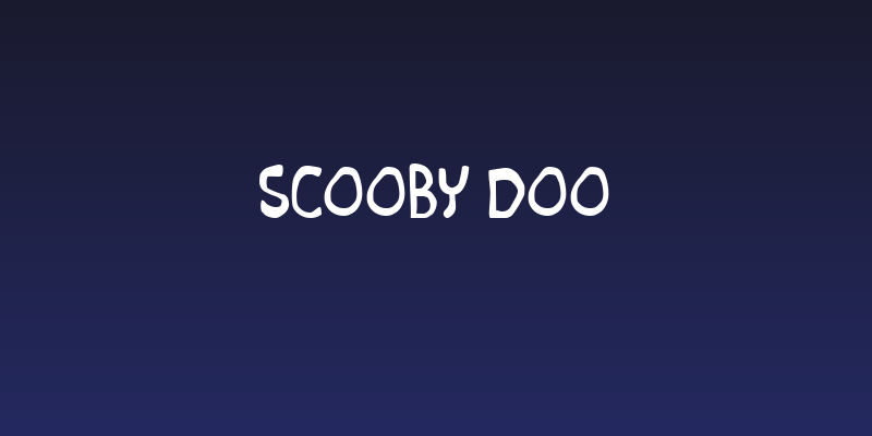 Scooby Doo Social Header