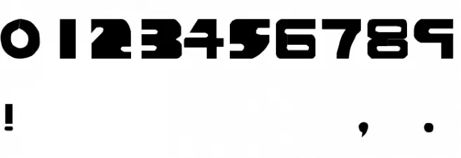 Scoop Font OTHER CHARS