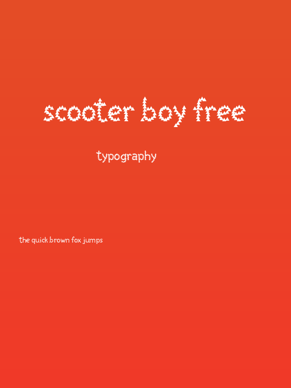Scooter Boy Free Poster