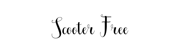 Scooter Free  Fuentes Gratis Descargar