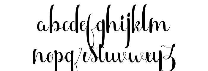 Scooter Free Font LOWERCASE