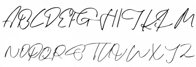 Scootish Font UPPERCASE