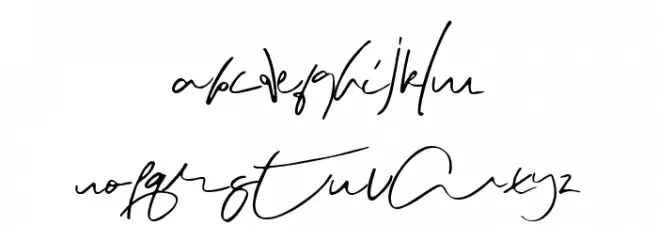 Scootish Font LOWERCASE