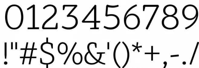 Scope One Regular Font OTHER CHARS