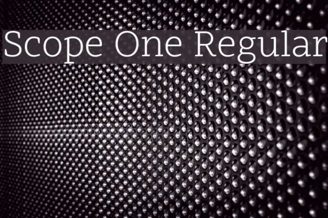 Scope One Regular Example 1