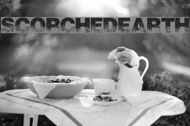 ScorchedEarth Font examples