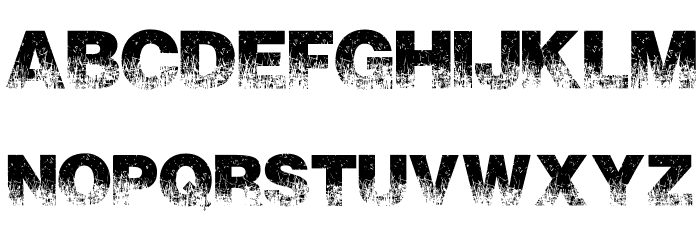 ScorchedEarth Font LOWERCASE