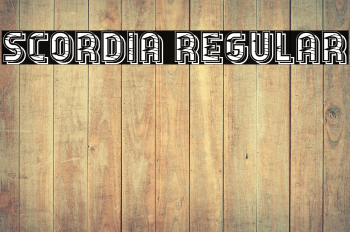 Scordia Regular Example 3