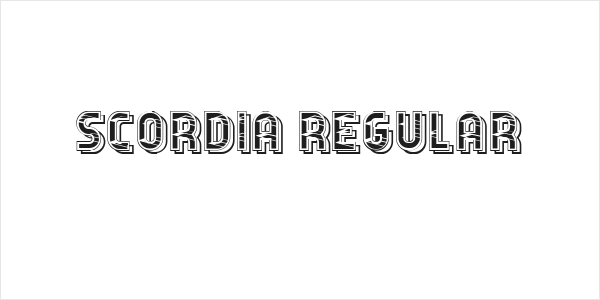 Scordia Regular Logo