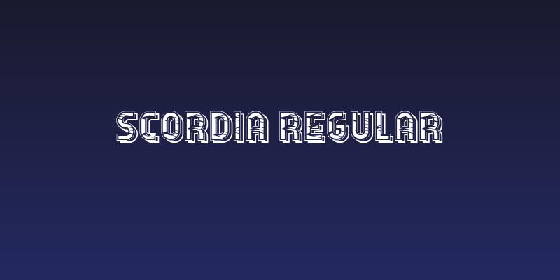 Scordia Regular Social Header