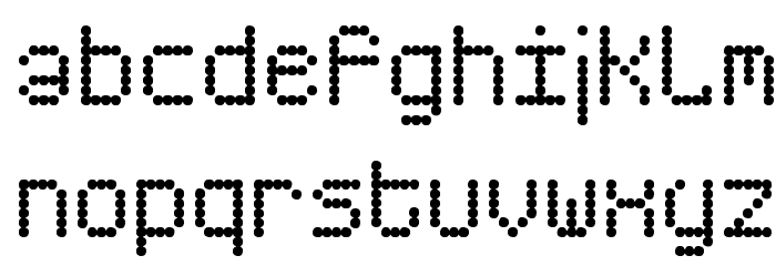 Score Board St Font LOWERCASE