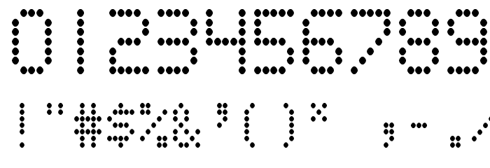 Score Board Font