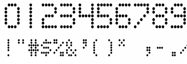 Score Board Caratteri ALTRI CARATTERI