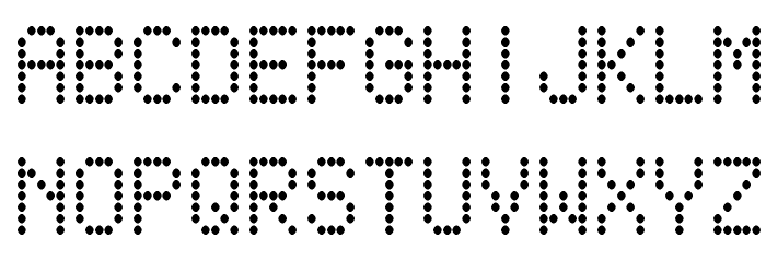 Score Board Font LOWERCASE