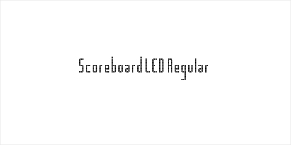 Scoreboard LED Regular Logo