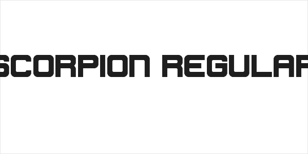 Scorpion Regular Logo