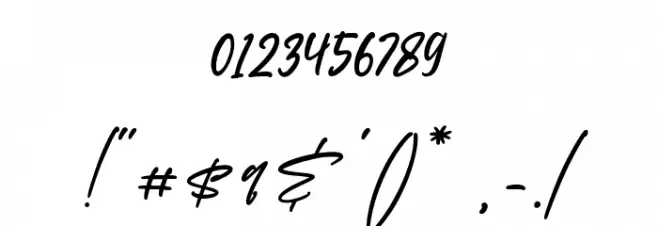 Scotland Font OTHER CHARS