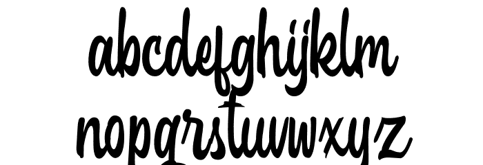Scotlandia Font LOWERCASE