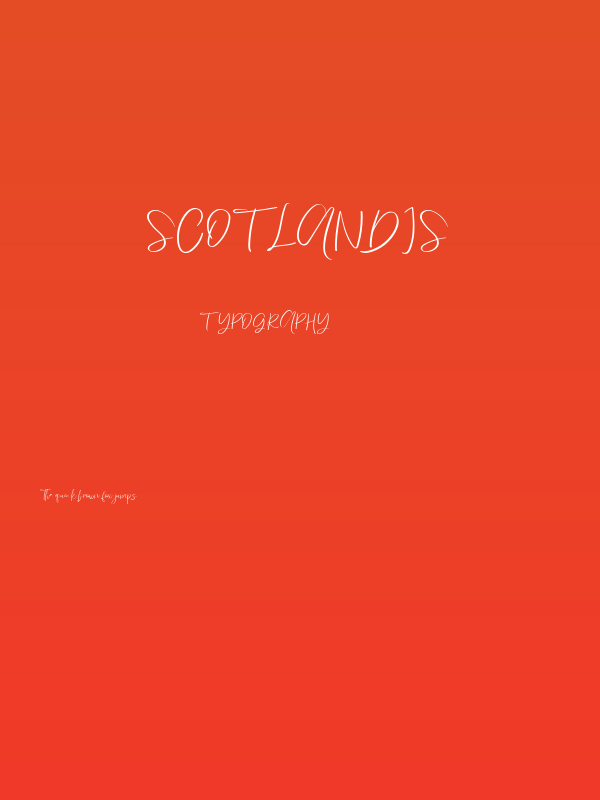Scotlandis Poster