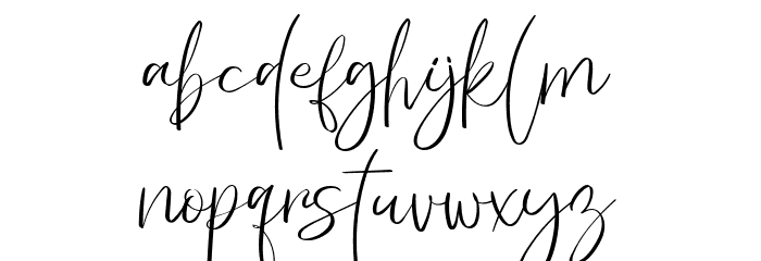 Scotlandis Font LOWERCASE