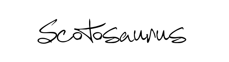 Scotosaurus  font caratteri gratis