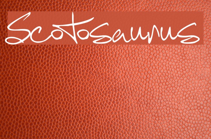 Scotosaurus Example 2